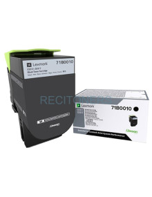 TÓNER NEGRO LEXMARK 71B0010 RETORNABLE (3000 PAG) 2