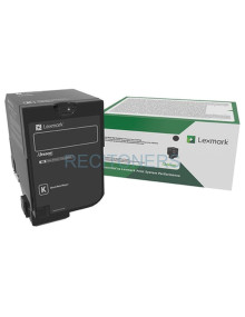 Lexmark CS/CX 727, CS728 Cartucho de toner negro Retornable