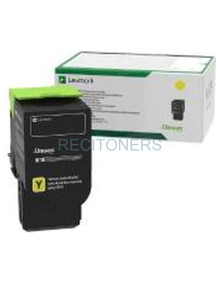 TÓNER AMARILLO LEXMARK 78C20Y0 RETORNABLE (1400 PAG)