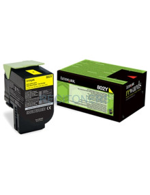 TÓNER AMARILLO LEXMARK 802Y RETORNABLE (1000 PAG) 2