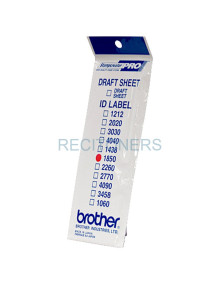 Papeleria ID1850 BROTHER - BROTHER ETIQUETA DE IDENTIFICACIÓN DE 18X50 MM - PACK DE 12 UNIDADES