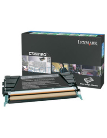 LEXMARK C-736, X-736/738 Toner Negro Alto rendimiento Retornable 2