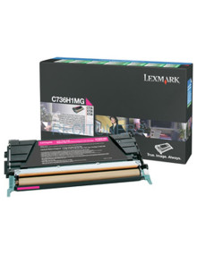 LEXMARK C-736, X-736/738 Toner Magenta Alto rendimiento Retornable