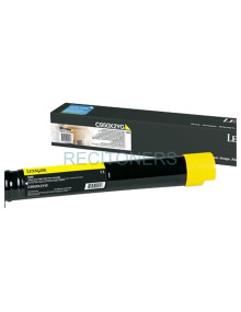 TÓNER AMARILLO EXTRA ALTO RENDIMIENTO LEXMARK C950X2YG(22000 PAG)