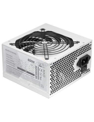 Fuente de alimentacion MARS GAMING TAC-FUENTE MPIII650W - Fuente de Alimentación Mars Gaming MPIII650W/ 650W/ Ventilador 12cm