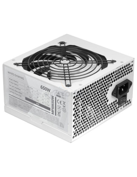Fuente de alimentacion MARS GAMING TAC-FUENTE MPIII650W - Fuente de Alimentación Mars Gaming MPIII650W/ 650W/ Ventilador 12cm