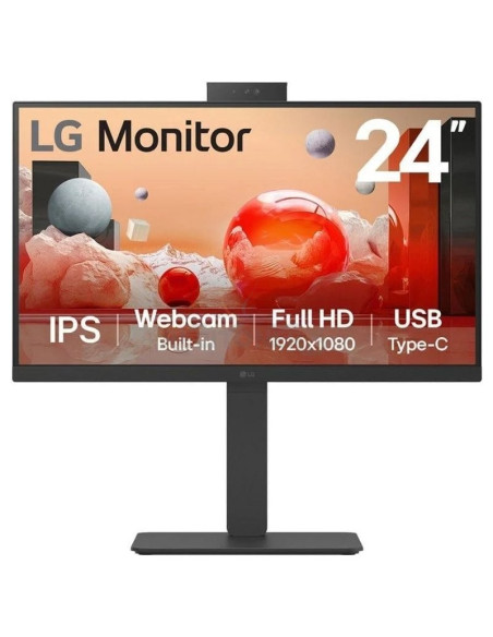 Monitor LG LG-M 24BA850-B - Monitor Profesional LG 24BA850-B 23.8'/ Full HD/ Webcam/ Multimedia/ Negro
