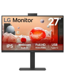 Monitor LG LG-M 27BA850-B - Monitor Profesional LG 27BA850-B 27'/ Full HD/ Webcam/ Multimedia/ Regulable en altura/ Negro