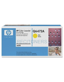 Toner Q6472A HP - HP TONER AMARILLO 4.000 PAG. LASERJET COLOR/3600