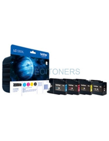 BROTHER Pack cartuchos Negro, Cian, Magenta y Amarillo MFCJ6510DW/MFCJ6710DW/MFCJ6910DW, . 2.400 pa