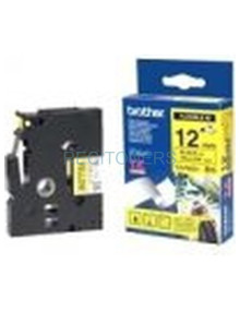 Toner TZEFX631 BROTHER - BROTHER CINTA ROTULADORA LAMINADA FLEXIBLE TEXTO NEGRO SOBRE AMARILLO - 12MMX8M