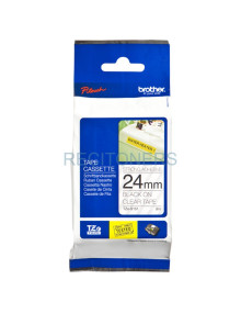 Toner TZER254 BROTHER - BROTHER Cinta de tela satinada no adhesiva. Texto dorado sobre tejido blanco no adhesivo. Ancho: 24mm. L