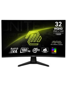 Monitor MSI 1393919 - MSI MAG 32CQ6F pantalla para PC 80 cm (31.5”) 2560 x 1440 Pixeles Wide Quad HD Negro