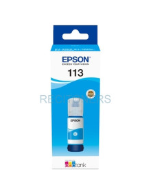 EPSON TINTA BOTE CIAN ECOTANK ET-5850, ET-5800, ET-16650, ET-16600, ET-5880, ET-5170 - Nº 113 2