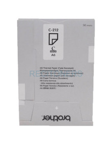 Papeleria C-212S BROTHER - BROTHER Papel Termico A6 THERM FADE RESIST CAS