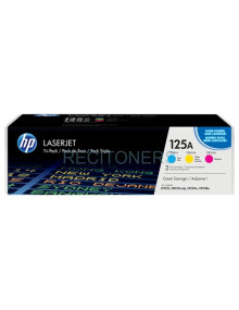 Toner CF373AM HP - HP TONER LASER TRICOLOR 125A PACK 3 (CB541-CB542-CB543)