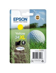 EPSON CARTUCHOS DE TINTA AMARILLO DURABRITE ULTRA INK, 34XL, EMBALAJE INDIVIDUAL, 1 X 10,8 ML