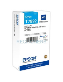 Cartucho de tinta C13T789240 EPSON - EPSON Cartucho Cian 79XXL 4000 paginas WorkForce Pro WF-5xxx Series