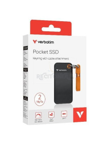 Disco VERBATIM 61226 - VERBATIM DISCO DURO EXTERNO SSD LLAVERO 2TB USB-C 3.2 GEN.2 NEGRO Y NARANJA