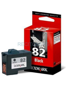 LEXMARK CARTUCHO NEGRO Nº82 600 PAG. COLORJETPRINTER Z/55/65 MULTIFUNCION X/5130/5150/6150/6170