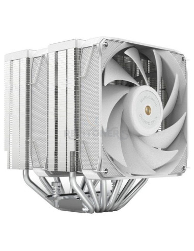 Refrigeracion MARS GAMING TAC-VEN MCPU-XU6 WH - Ventilador con Disipador Mars Gaming MCPU-XU6/ 2x 12cm/ Blanco