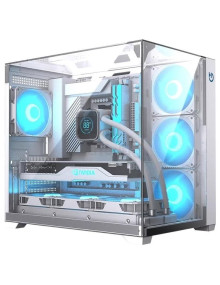Caja HIDITEC CHA010057 - Hiditec Caja ATX Gaming Sky White USB 3.1 TYPE-C