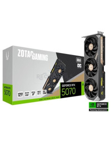 Tarjeta grafica ZOTAC ZT-B50700J-10P - TARJETA GRÁFICA ZOTAC RTX 5070 SOLID OC 12GB