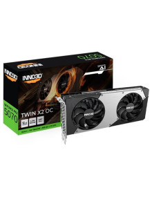 Tarjeta grafica INNO3D N50702-12D7X-195064N - TARJETA GRÁFICA INNO3D RTX 5070 TWIN X2 OC 12GB
