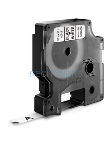 Papeleria 2093098 DYMO - DYMO CINTA AUTOADHESIVA ESTÁNDAR D1- NEGRO SOBRE BLANCO - 19MMX7M - PACK 10 UDS