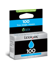 LEXMARK CARTUCHO CIAN Nº100 200 PAG. RETORNABLE S/305/405/505/605 PRO/205/705/805/905/800/900