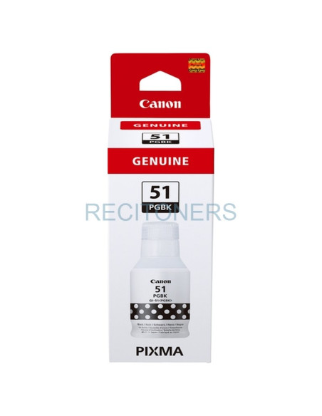 CANON Botella de tinta Negro GI-51PGBK para G1520 G2520 G3520 G3560