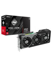 Tarjeta grafica ASROCK 90-GA5VZZ-00UANF - TARJETA GRÁFICA ASROCK RX 9070 XT 16GB STEEL LEGEND DARK